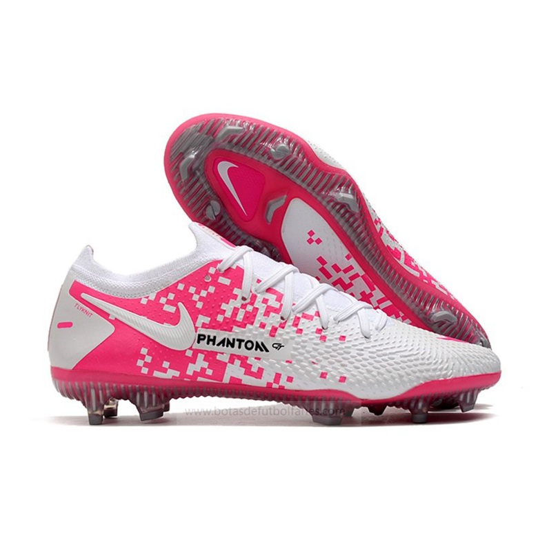 Nike Phantom GT Elite FG Hombre Blanco Rosa